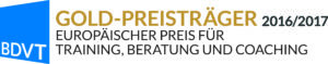 Gold-Gewinner des Europäischen Preises für Training, Beratung und Coaching 2016 (BDVT)